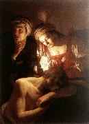 Gerard van Honthorst Samson and Delilah oil painting artist